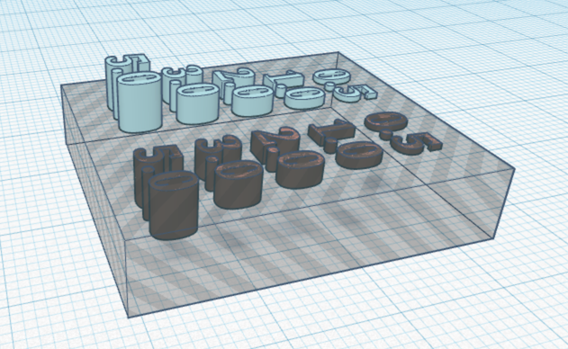 Emboss and deboss 3D design from the side