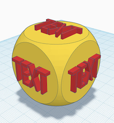 Tinkercad Die