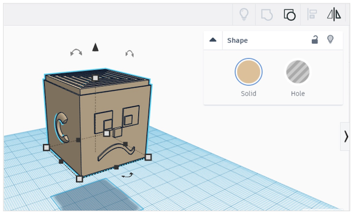 Tinkercad face