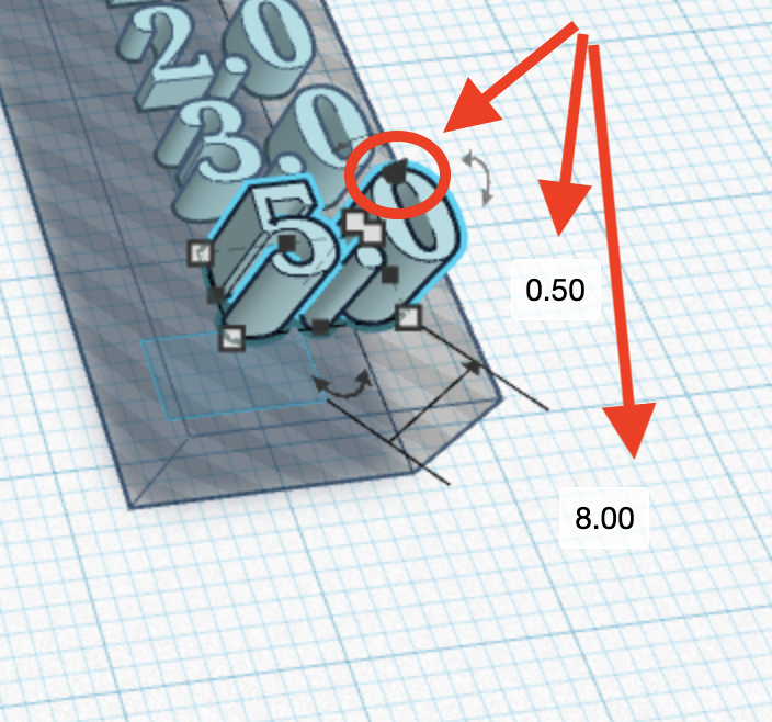 Close up of black cone-shaped Z axis tool